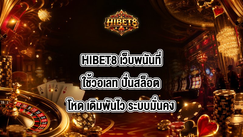 HIBET8 เว็บพนันที่ใช้วอเลท